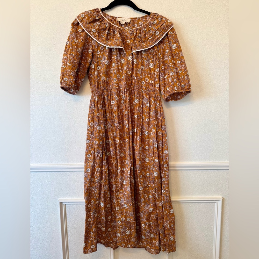 The Stock Place Ruffle collar dress
